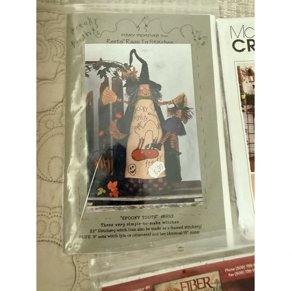 Vintage Halloween Sewing Craft Pattern Lot Ghost , Witch, Costume, Pumpkin